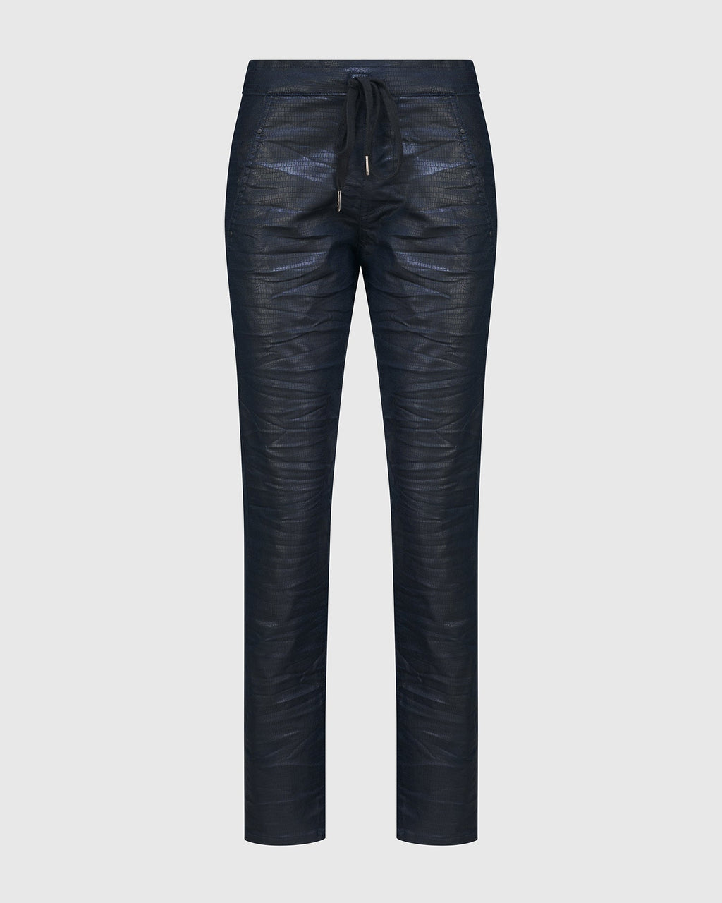 Snake Iconic Stretch Jeans, Metallic Navy